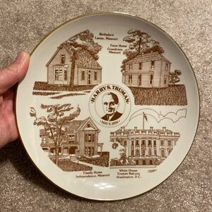 Vintage Harry Truman commemorative plate